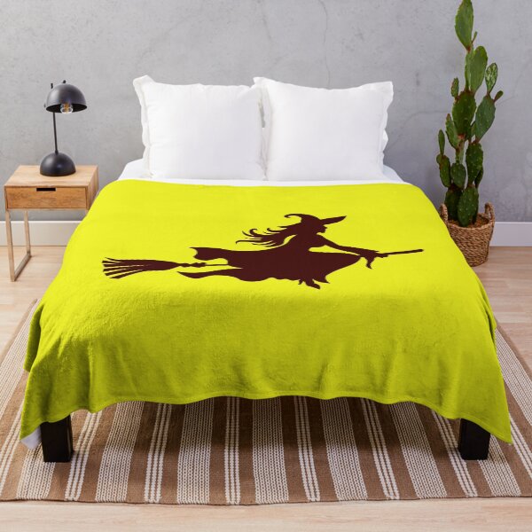 Item preview, Flying Witch Silhouette Broomstick Halloween Graphic designed and sold by SolutionsArt.