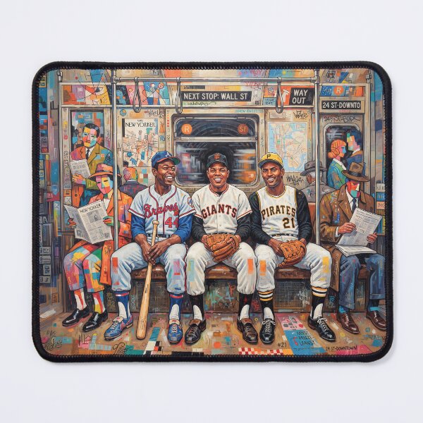 Item preview, Mays Aaron Clemente Baseball's All Star Trio designed and sold by Home Decor Art.