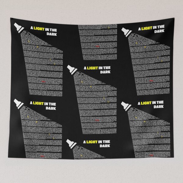 Item preview, A light in the dark poster designed and sold by HaruDsigns.
