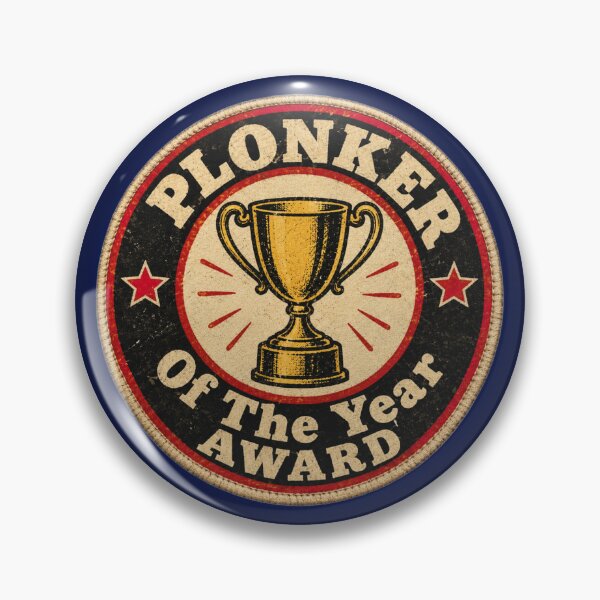 Item preview, Plonker Of The Year Award designed and sold by alien almanac.