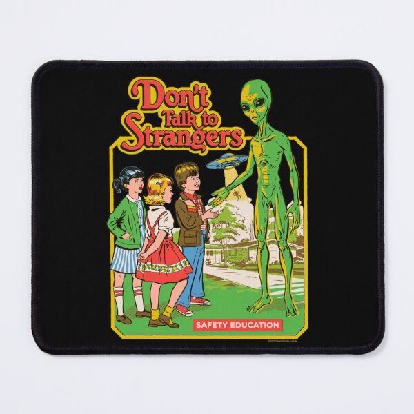 Item preview, Don't Talk To Strangers Alien UFO Vintage Retro designed and sold by AmazingPics001.