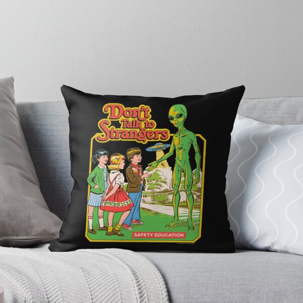 Item preview, Don't Talk To Strangers Alien UFO Vintage Retro designed and sold by AmazingPics001.