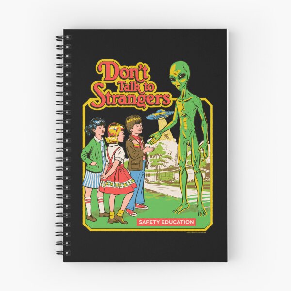 Item preview, Don't Talk To Strangers Alien UFO Vintage Retro designed and sold by AmazingPics001.