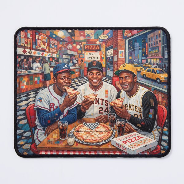 Item preview, Mays Aaron Clemente Baseball's All Star Trio designed and sold by Home Decor Art.