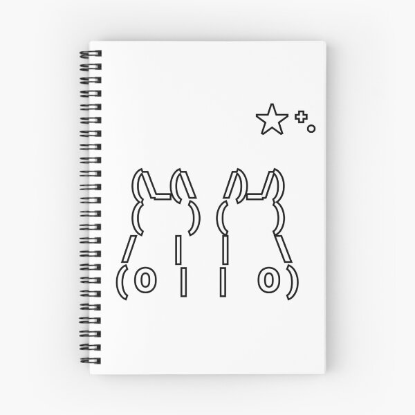 Item preview, Cute ASCII Bunny with Stars – Minimalist Rabbit Art designed and sold by Delphiction.