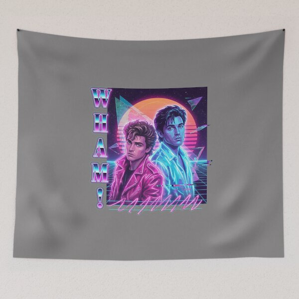 Item preview, 80s Duo Portrait Retro Pop Style-24 designed and sold by ShapoRoger.