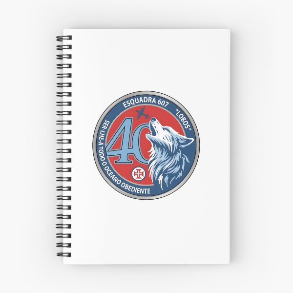 Item preview, Portuguese Air Force Esquadra 607 Lobos 40th Anniversary Patch designed and sold by CharlieDesings.