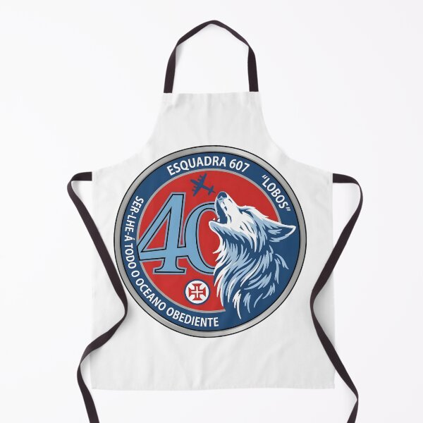 Item preview, Portuguese Air Force Esquadra 607 Lobos 40th Anniversary Patch designed and sold by CharlieDesings.