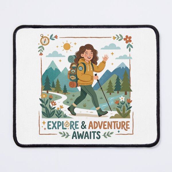 Item preview, EXPLORE AND ADVENTURE AWAITS designed and sold by decimalades.