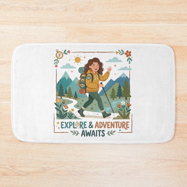 Item preview, EXPLORE AND ADVENTURE AWAITS designed and sold by decimalades.