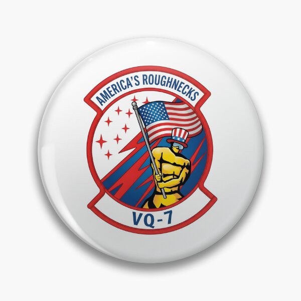 Item preview, US Navy Fleet Air Reconnaissance Squadron VQ-7 Americas Roughnecks Patch designed and sold by CharlieDesings.