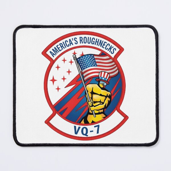Item preview, US Navy Fleet Air Reconnaissance Squadron VQ-7 Americas Roughnecks Patch designed and sold by CharlieDesings.