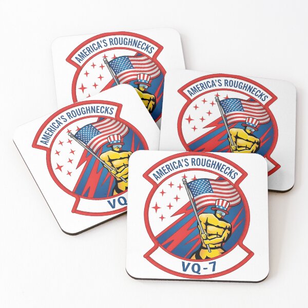 Item preview, US Navy Fleet Air Reconnaissance Squadron VQ-7 Americas Roughnecks Patch designed and sold by CharlieDesings.