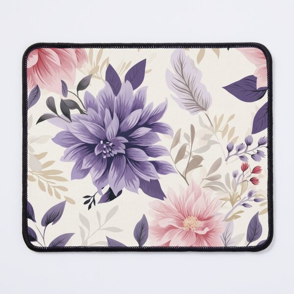 Item preview, Pink Dahlia Floral Pattern designed and sold by ShivCraftStudio.