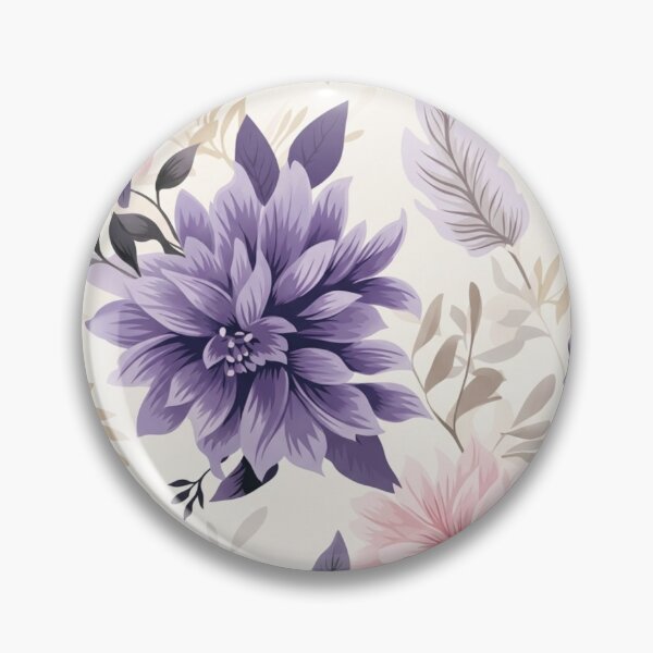 Item preview, Pink Dahlia Floral Pattern  designed and sold by ShivCraftStudio.
