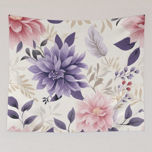 Item preview, Pink Dahlia Floral Pattern  designed and sold by ShivCraftStudio.