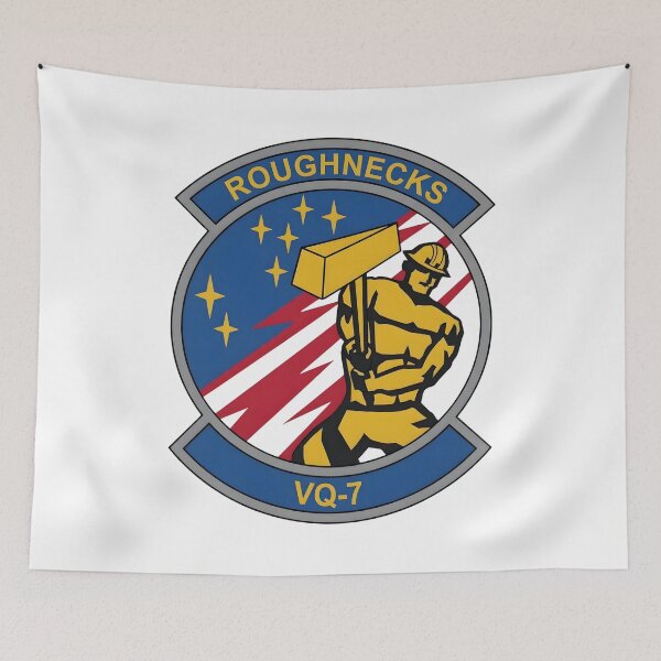 Item preview, US Navy Fleet Air Reconnaissance Squadron VQ-7 Roughnecks Patch designed and sold by CharlieDesings.