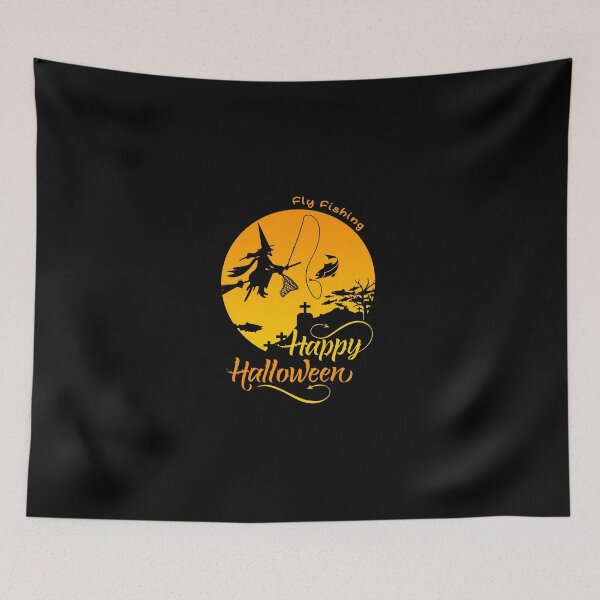Item preview, Camiseta divertida de Fly Fishing Halloween 2018 designed and sold by rachimariposa.