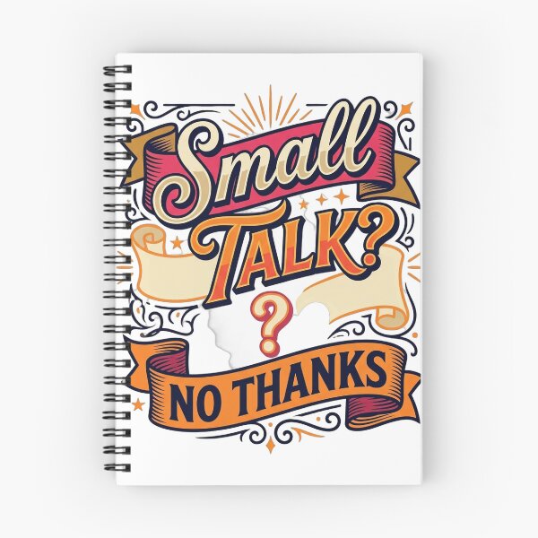 Item preview, Small Talk? No Thanks designed and sold by rkgrafix.