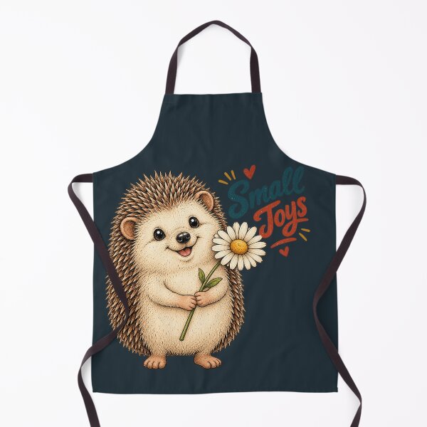 Item preview, Cute Hedgehog Small Joys Daisy Flower Vintage Art designed and sold by lungpleecha.