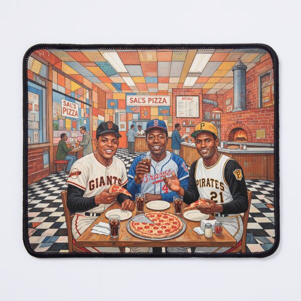 Item preview, Mays Aaron Clemente Baseball's All Star Trio designed and sold by Home Decor Art.