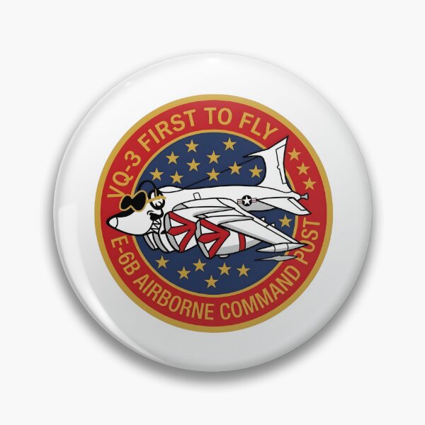 Item preview, US Navy Fleet Air Reconnaissance Squadron VQ-3 First to Fly E-6B Patch designed and sold by CharlieDesings.