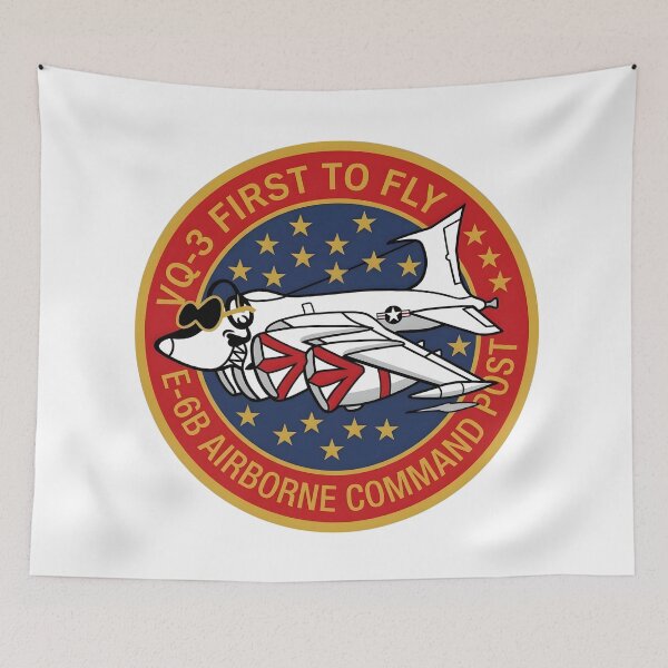 Item preview, US Navy Fleet Air Reconnaissance Squadron VQ-3 First to Fly E-6B Patch designed and sold by CharlieDesings.