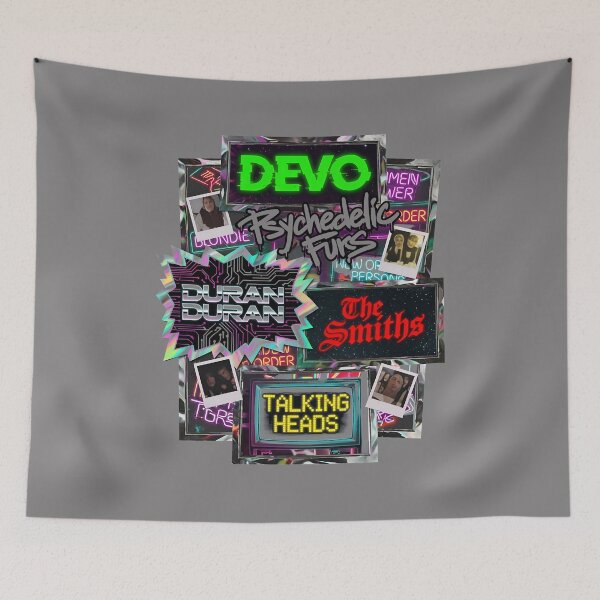 Item preview, 80s New Wave Mixtape Stack Graphic-57 designed and sold by ShapoRoger.