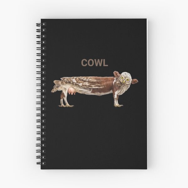 Item preview, Hilarious and surreal cow and owl hybrid pun featuring the legendary "Cowl" for fans of weird memes and funny animal mashups. designed and sold by Designart68.