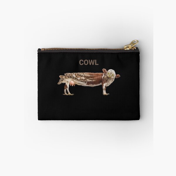 Item preview, Hilarious and surreal cow and owl hybrid pun featuring the legendary "Cowl" for fans of weird memes and funny animal mashups. designed and sold by Designart68.