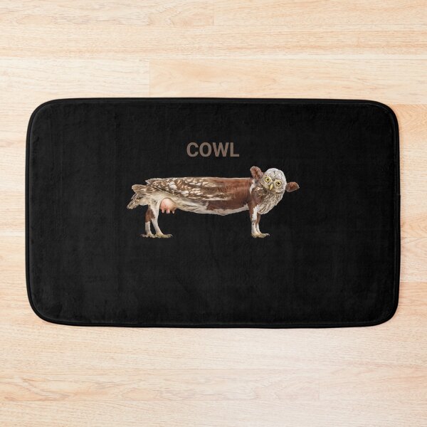 Item preview, Hilarious and surreal cow and owl hybrid pun featuring the legendary "Cowl" for fans of weird memes and funny animal mashups. designed and sold by Designart68.