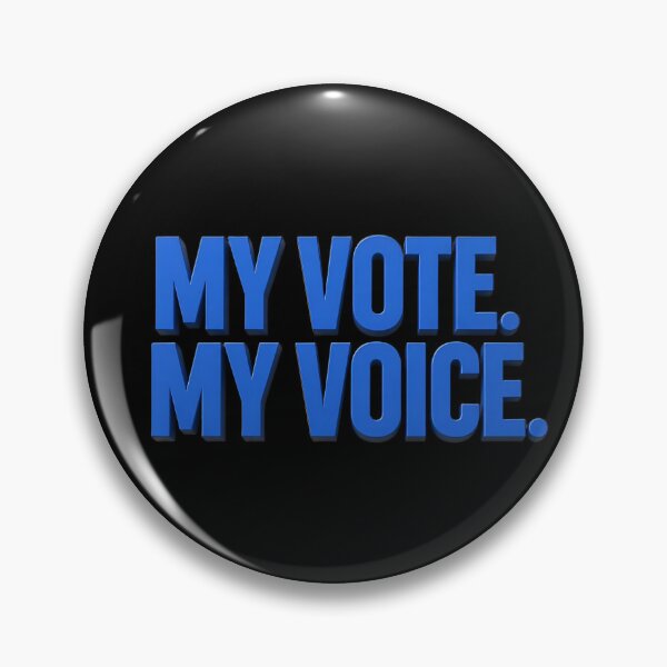 Item preview, MY VOTE. MY VOICE. – Voting Rights & Democracy Statement designed and sold by ManggaeJM.