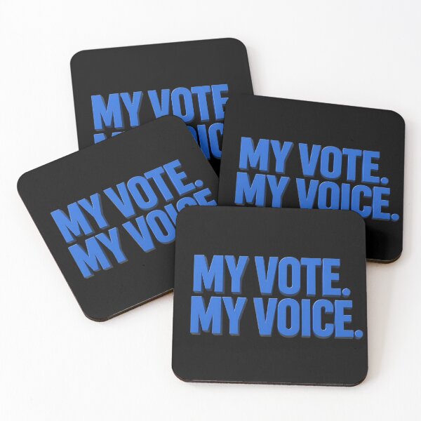 Item preview, MY VOTE. MY VOICE. – Voting Rights & Democracy Statement designed and sold by ManggaeJM.