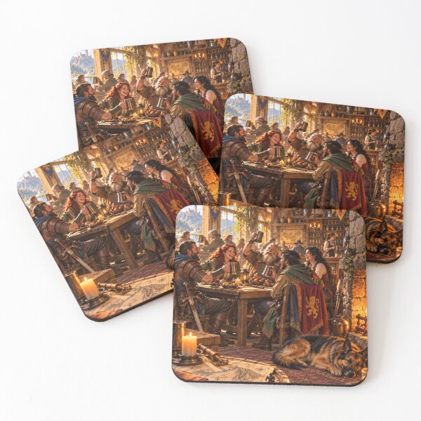 Item preview, Tales by the Hearth – Medieval Adventurers’ Tavern  designed and sold by ArtAIStudio.