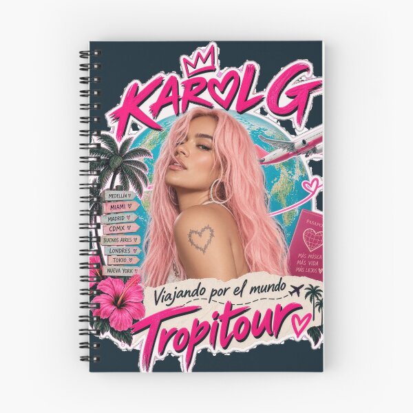Item preview, KAROL G Viajando por el mundo, Tropitour designed and sold by AndyGordon125.