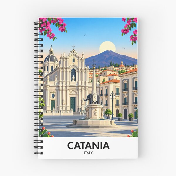 Artikelvorschau, Catania Retro Reisedruck entworfen und verkauft von HomeLivingCo.