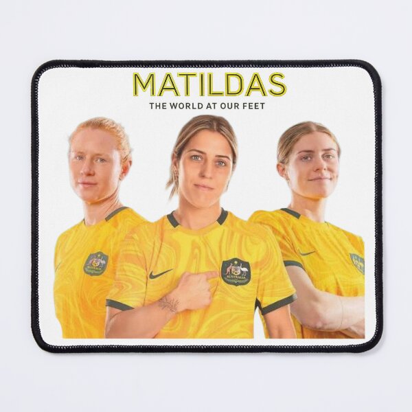 Item preview, Matildas – The World at Our Feet | Australian Women’s Soccer Team Poster designed and sold by 4U---Store.