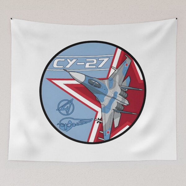 Item preview, Sukhoi Su-27 Flanker Soviet Tactical Aviation Patch designed and sold by CharlieDesings.