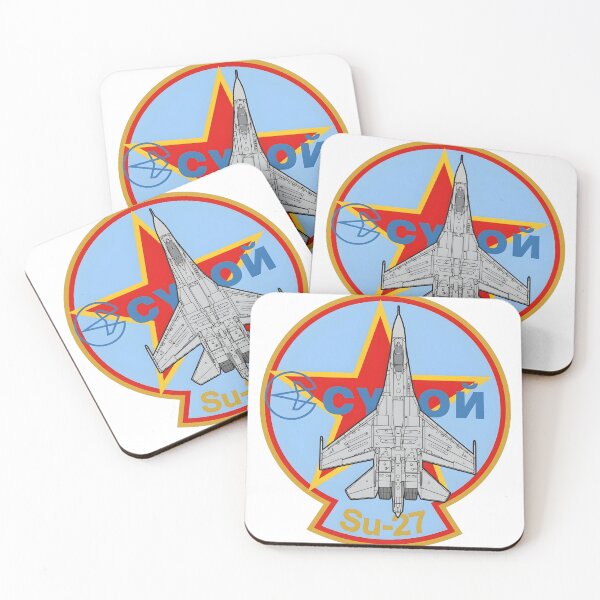 Item preview, Sukhoi Su-27 Flanker Soviet Aviation Vector Emblem Patch designed and sold by CharlieDesings.