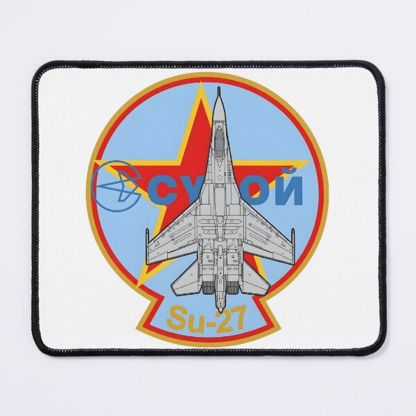 Item preview, Sukhoi Su-27 Flanker Soviet Aviation Vector Emblem Patch designed and sold by CharlieDesings.
