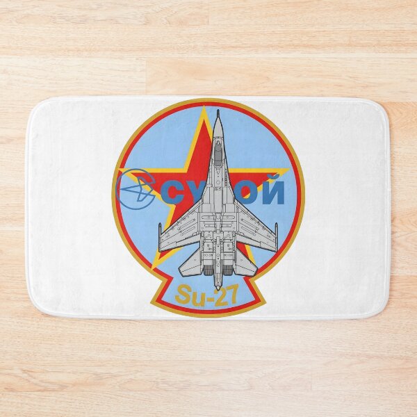 Item preview, Sukhoi Su-27 Flanker Soviet Aviation Vector Emblem Patch designed and sold by CharlieDesings.