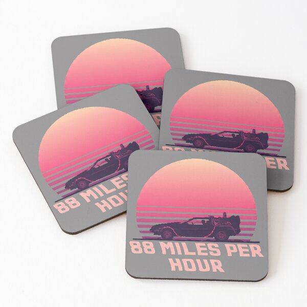 Item preview, 88 MPH Retro Sunset Time Machine Car-89 designed and sold by ShapoRoger.