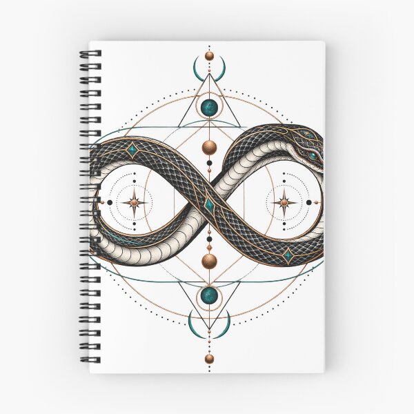 Item preview, Snake Infinity Loop Geometric Modern Design designed and sold by A Light Worker.
