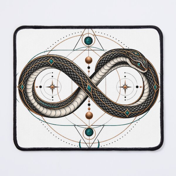 Item preview, Snake Infinity Loop Geometric Modern Design designed and sold by A Light Worker.