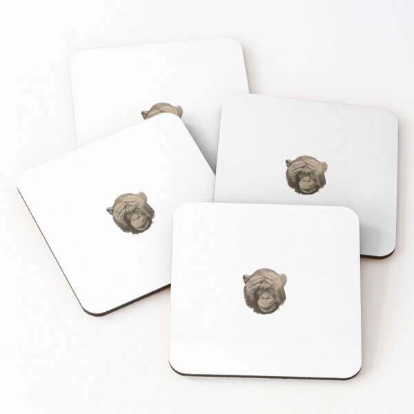 Item preview, Chimp - Hand Drawn Illustration - JC Portraits designed and sold by TheCollectiveArtandAwareness.