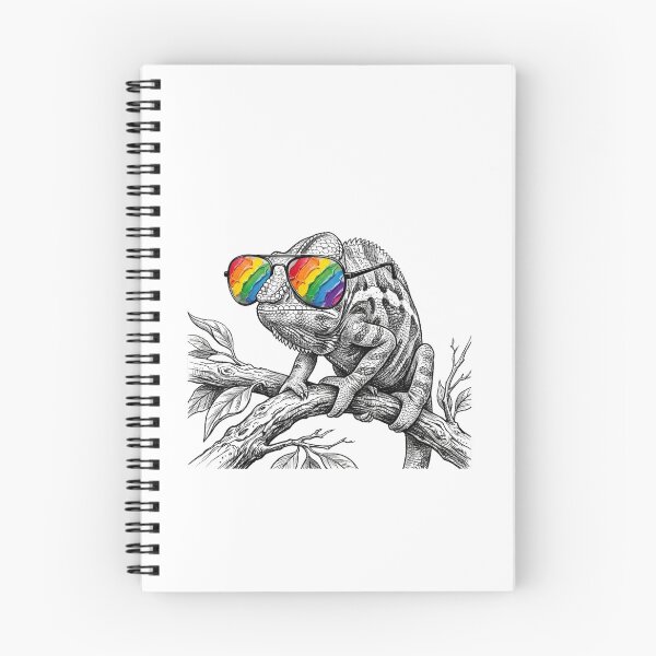 Item preview, Chameleon Rainbow Paint Shades Reflection designed and sold by Bad-Decisions-Designs.