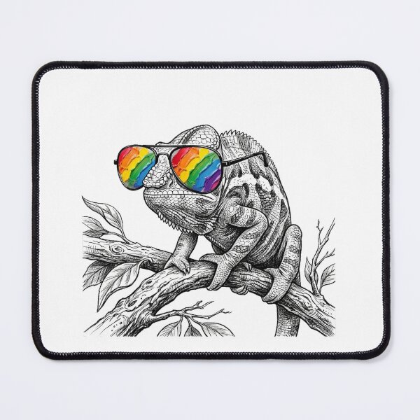 Item preview, Chameleon Rainbow Paint Shades Reflection designed and sold by Bad-Decisions-Designs.