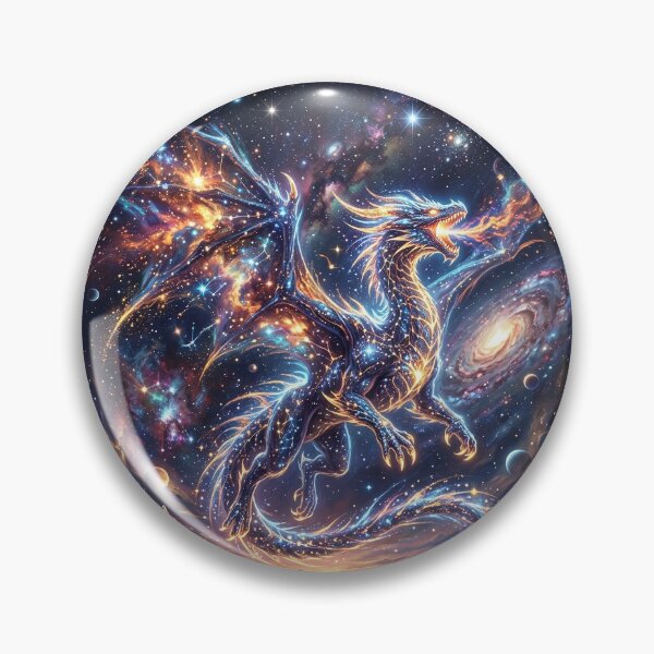 Item preview, Cosmic Dragon - Celestial Fantasy Art designed and sold by Lucid Dream Pixel.