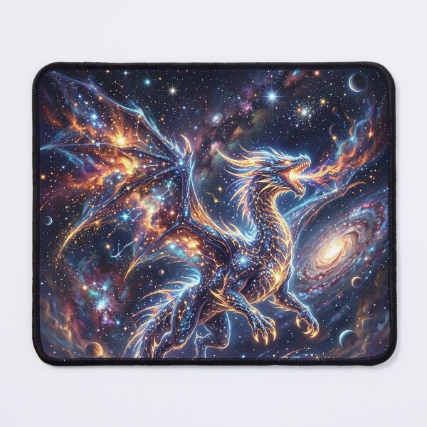 Item preview, Cosmic Dragon - Celestial Fantasy Art designed and sold by Lucid Dream Pixel.