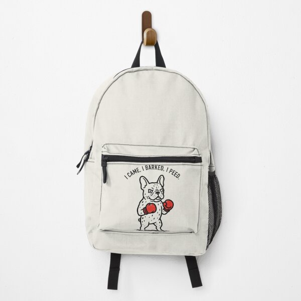 Item preview, I Came I Barked I Peed Boxing French Bulldog designed and sold by Amir Faysal.